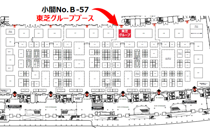 組込み総合技術展2017ブース見取り図